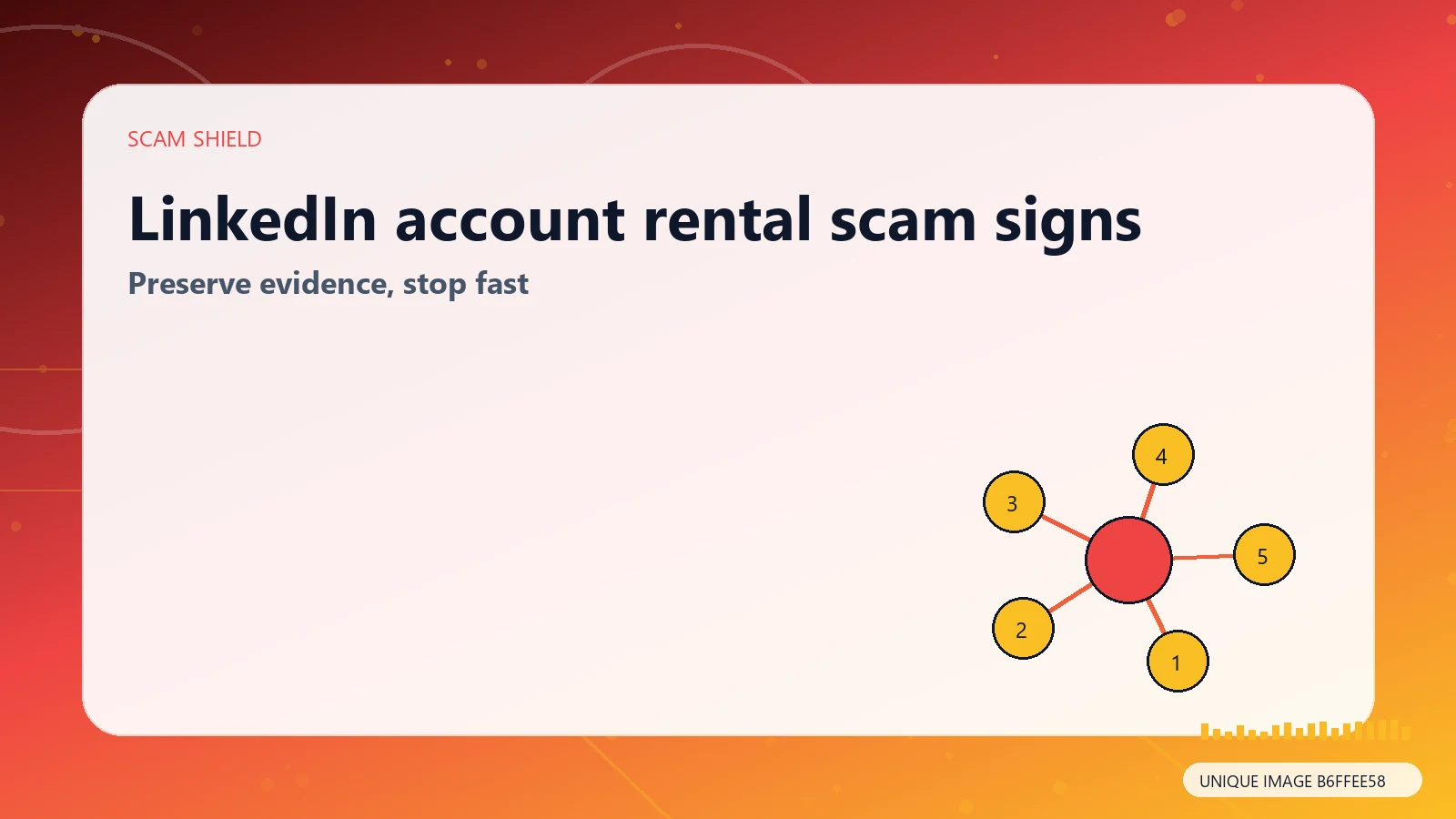 LinkedIn account rental scam red flags and evidence preservation checklist
