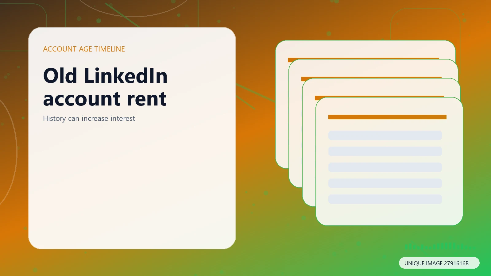 Why older LinkedIn accounts attract rental offers and what owners risk